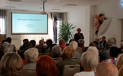 Dr. Papp Katalin egyetemi docens (DE EK) nagy sikerű előadása